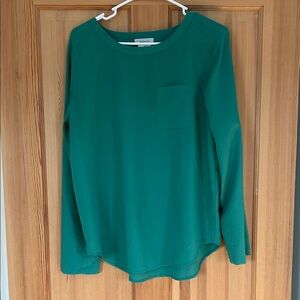 Teal Long Sleeve Women's Top